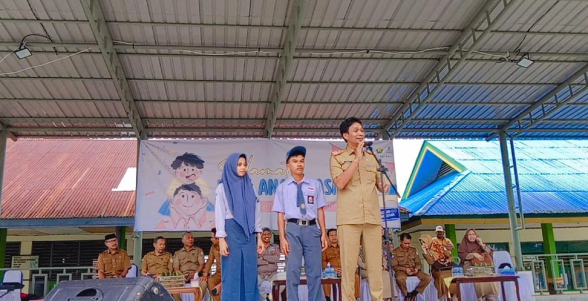 Peringatan Hari Anak Nasional (HAN) ke-40 di SMAN 4 Kendari 